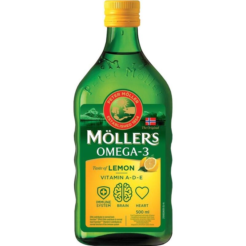MÖLLER'S Omega-3 Zitrone Öl